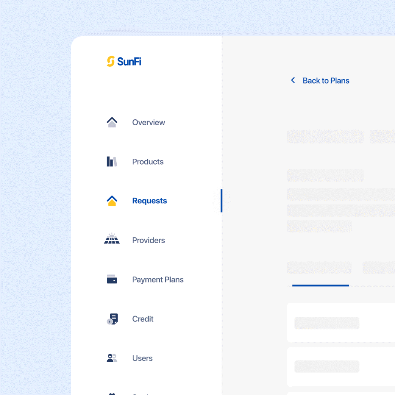 SunFi admin portal demo